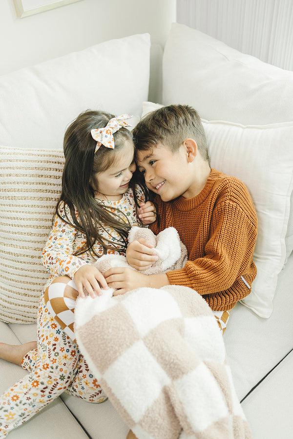 Bamboo Two Piece Set | Fall Flowers - MOOGCO Baby