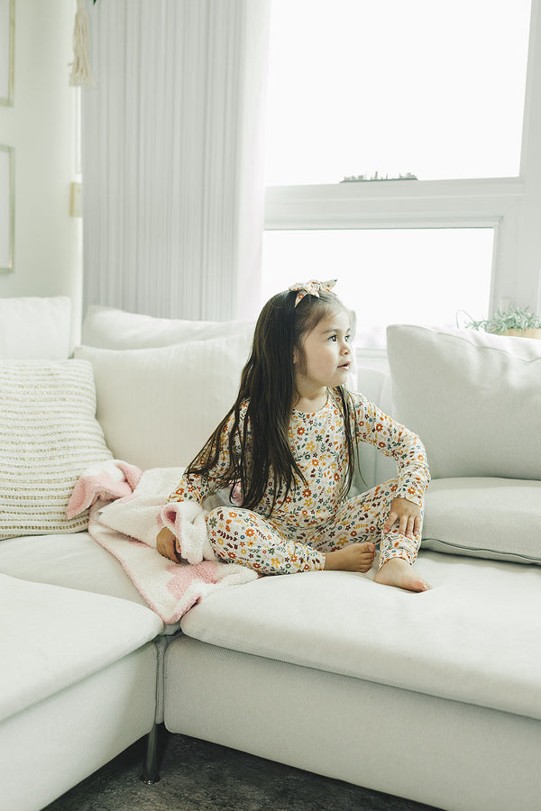 Bamboo Two Piece Set | Fall Flowers - MOOGCO Baby