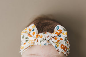 Bamboo Headband | Fall Flowers - MOOGCO Baby