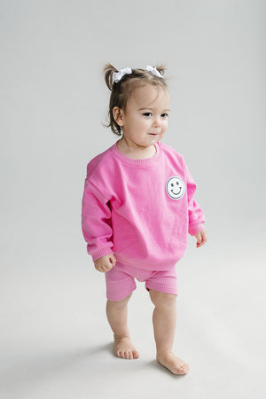 Biker Shorts Set | Pink - MOOGCO Baby
