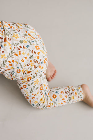 Bamboo Two Piece Set | Fall Flowers - MOOGCO Baby