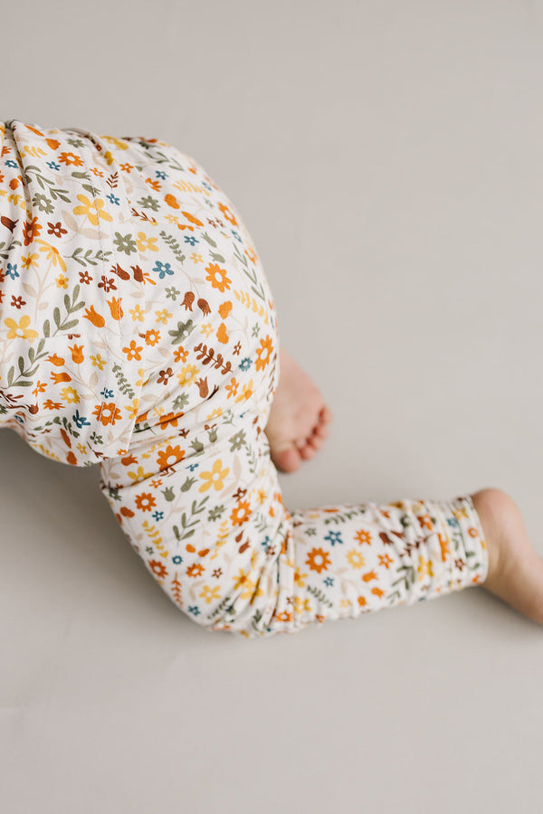 Bamboo Two Piece Set | Fall Flowers - MOOGCO Baby