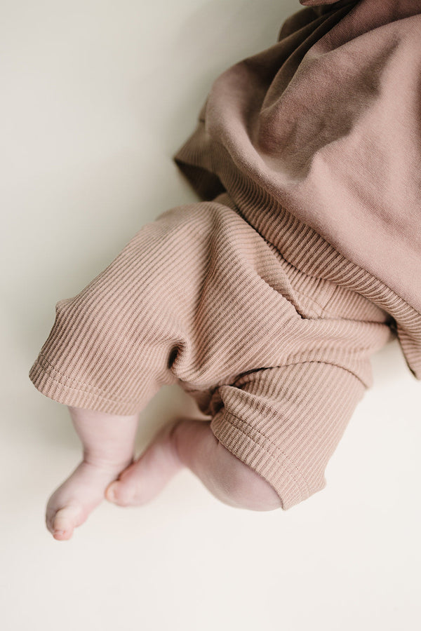 Biker Shorts Set | Mocha - MOOGCO Baby