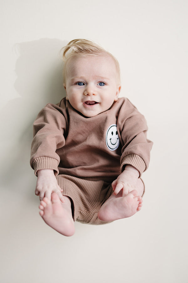 Biker Shorts Set | Mocha - MOOGCO Baby