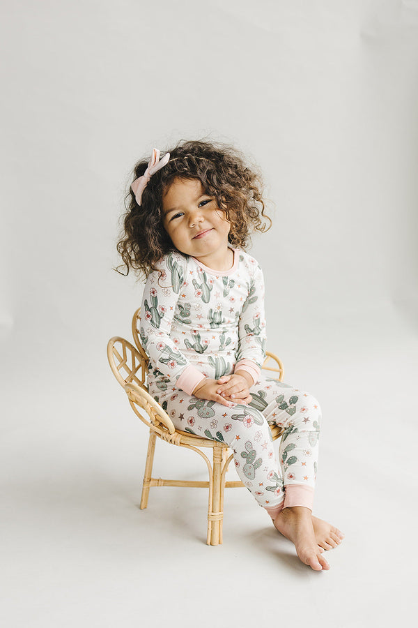Bamboo Two Piece Set | Cactus Flowers - MOOGCO Baby