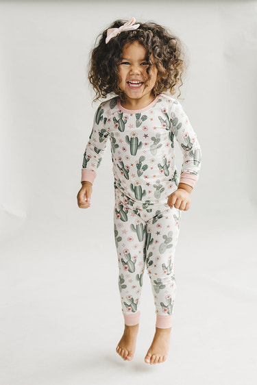 Bamboo Two Piece Set | Cactus Flowers - MOOGCO Baby
