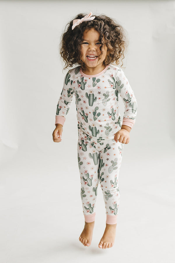 Bamboo Two Piece Set | Cactus Flowers - MOOGCO Baby