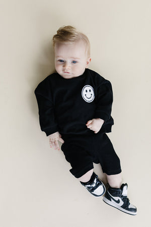 Biker Shorts Set | Black - MOOGCO Baby