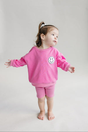 Biker Shorts Set | Pink - MOOGCO Baby