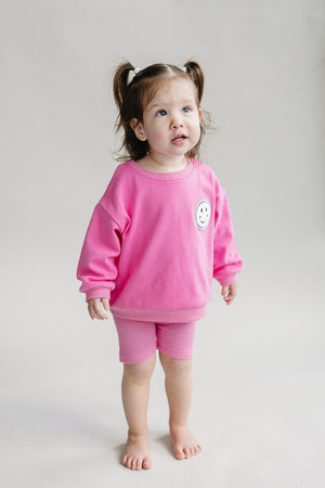 Biker Shorts Set | Pink - MOOGCO Baby