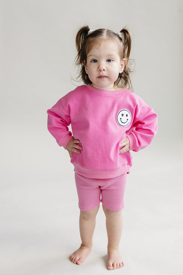 Biker Shorts Set | Pink - MOOGCO Baby