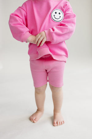 Biker Shorts Set | Pink - MOOGCO Baby