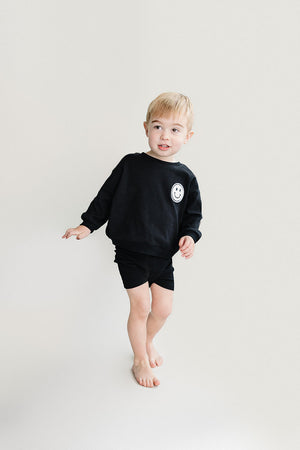 Biker Shorts Set | Black - MOOGCO Baby