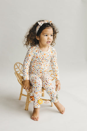 Bamboo Two Piece Set | Fall Flowers - MOOGCO Baby