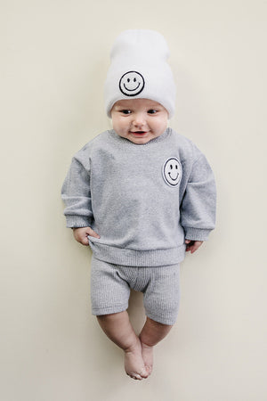 Biker Shorts Set | Gray - MOOGCO Baby
