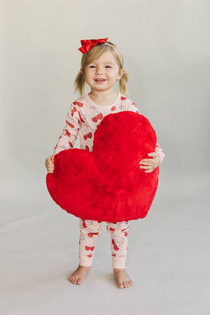 Bamboo Two Piece Set | Cherry Heart - MOOGCO Baby