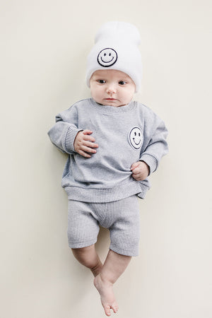 Biker Shorts Set | Gray - MOOGCO Baby