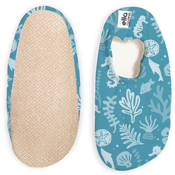 Non-Slip Sole, Unisex Baby, Children's Sea Shoes, Pool Booties, Seahorse
