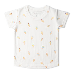 Organic Tee & Shorts Set - Ice Cream