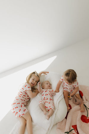 Shortie Bamboo Zip | Cherry Orchard