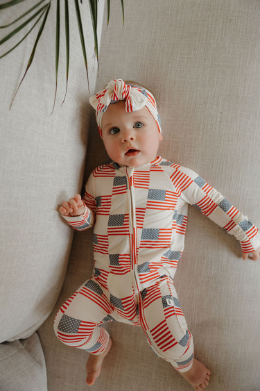 Bamboo Zip Pajamas | Americana