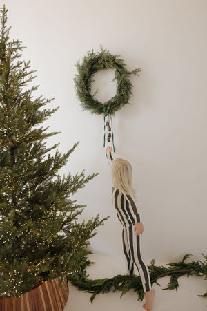 Bamboo Two Piece Pajamas | Fireside Stripe