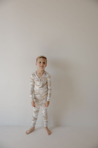 Bamboo Two Piece Pajamas | Camo 2.0