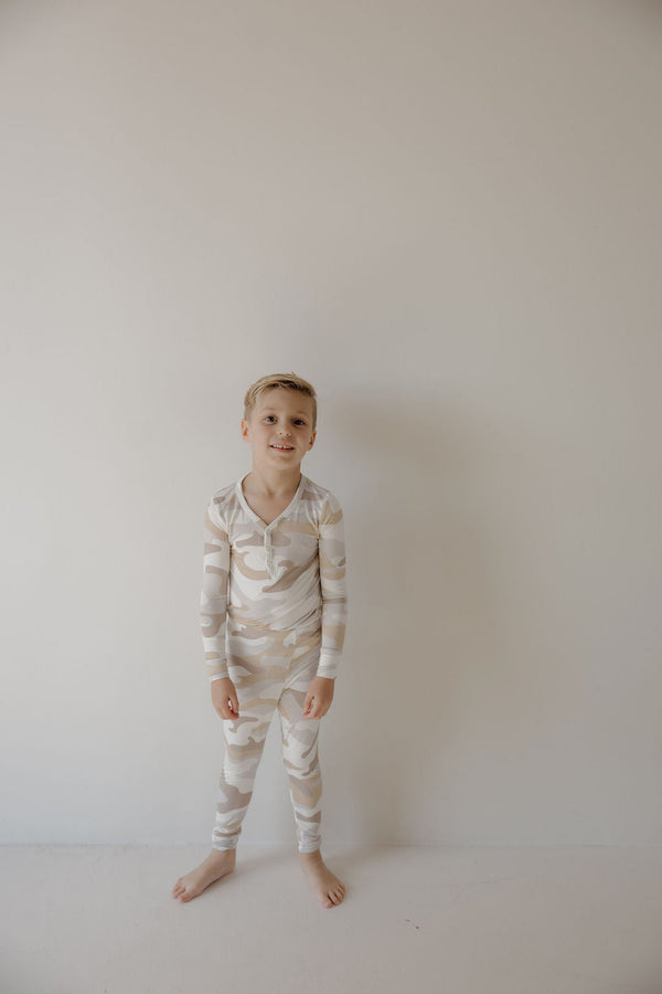 Bamboo Two Piece Pajamas | Camo 2.0