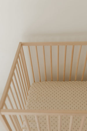 Muslin Crib Sheet | Flora
