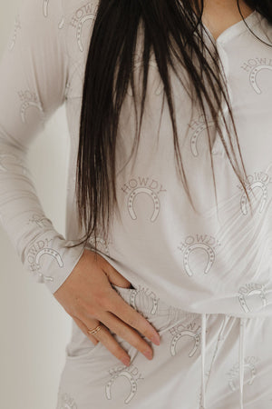 Women's Long Sleeve Bamboo Pajama | Howdy