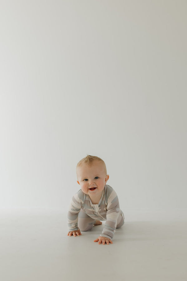 Bamboo Zip Pajamas | Camo