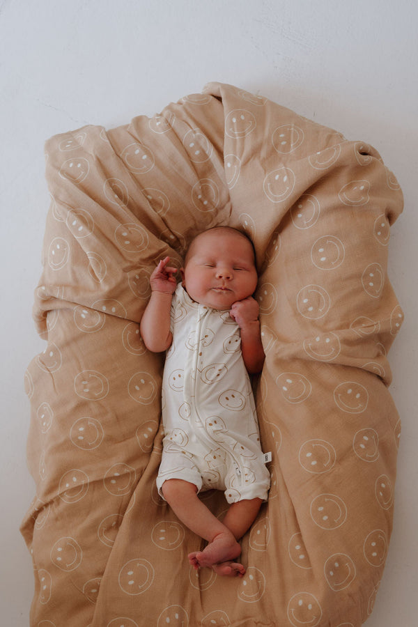 Shortie Bamboo Zip | Just Smile