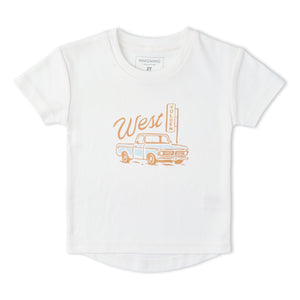 Organic Graphic Tee & Shorts Set - Wild West
