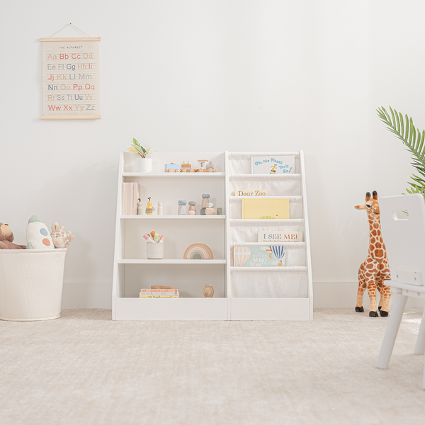 Kids Bookshelf - White