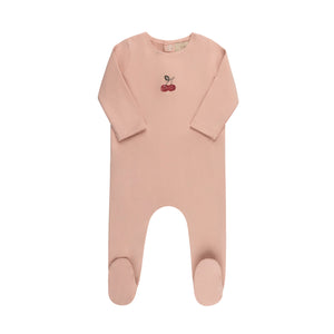 Embroidered Cherries/ Boat  Layette Set