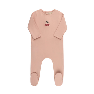 Embroidered Cherries/ Boat  Footie & Hat