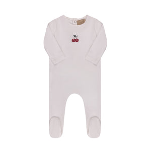 Embroidered Cherries/ Boat  Layette Set