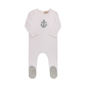 Sunglasses/ Anchor striped Layette Set