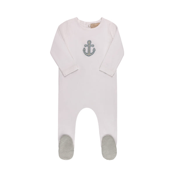 Sunglasses/ Anchor striped Layette Set