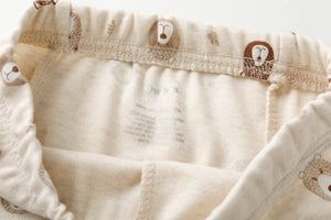 100% Organic Cotton Toddler 2 Piece Pajama Set -Mini Bears