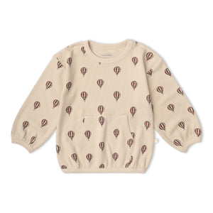 Organic Tee & Pant Slouch Set - Ballon Voyage