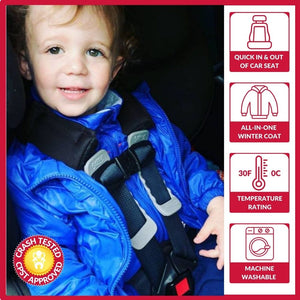 Car Seat Coat | The Road Coat Transition - Royal Blue