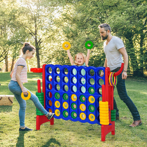 2.5Ft 4-to-Score Giant Game Set - Weather-Resistant for Kids - Outdoor Play