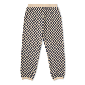 Organic Tee & Pant Slouch Set - Midnight Check