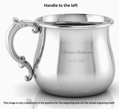 Krysaliis Sterling Silver Baby Cup - Bulge Victorian