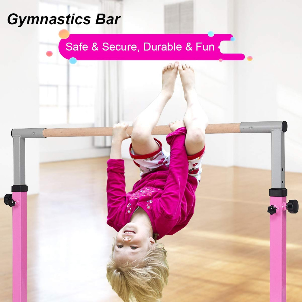 Adjustable Gymnastics Horizontal Bar for Kids - Weather