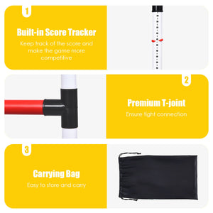 Ladder Ball Toss Game Bolas Score Tracker Carrying Bag for Kids - Outdoor Play