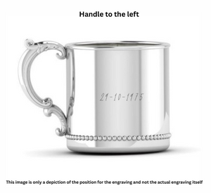 Krysaliis Sterling Silver Cup - Beaded Victorian Handle
