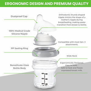 Haakaa Gen 3 Silicone Orthodontic Anti-Colic Nipple 2 PK