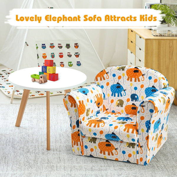 Kids astronaut armrest upholstered couch for playful and cozy seating in toys and entertainment spaces.